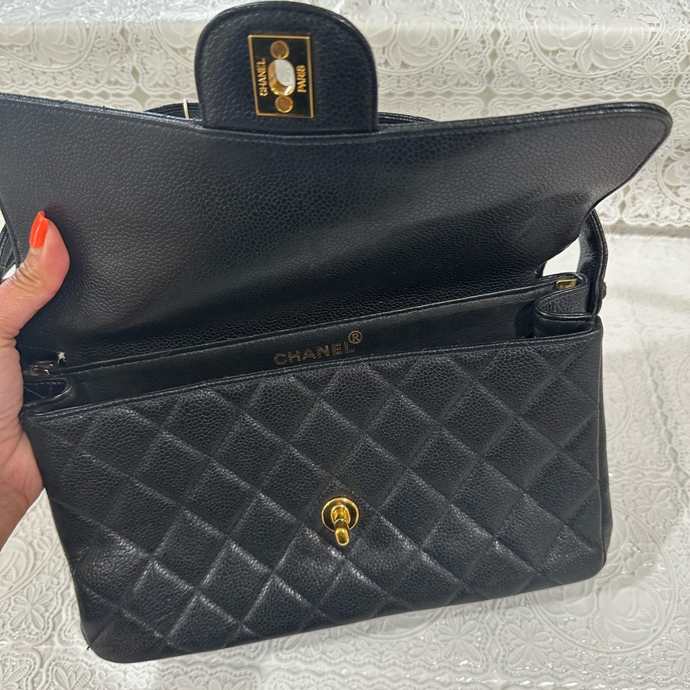 SOLD Chanel Double Sided Classic Flap Vintage - Picture 11 of 17